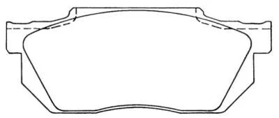 Brake Pad Set, disc brake (ASN-97)