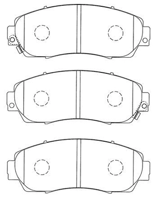 Brake Pad Set, disc brake (C1N048)