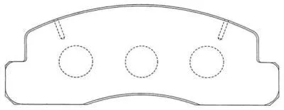 Brake Pad Set, disc brake (ASN-169)