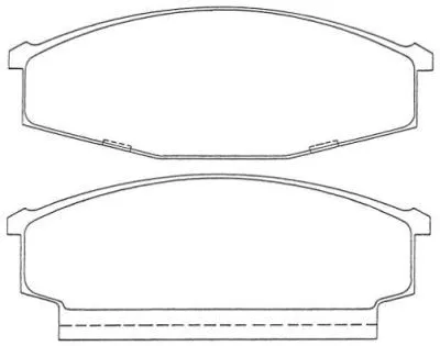 Brake Pad Set, disc brake (ASN-53W)