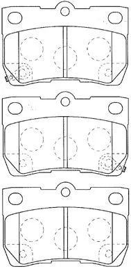 Brake Pad Set, disc brake (A2N118)