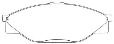 Brake Pad Set, disc brake (ASN-221)