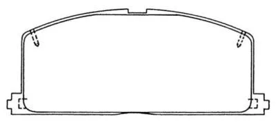 Brake Pad Set, disc brake (ASN-101P)