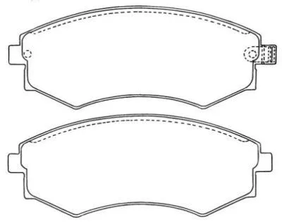 Brake Pad Set, disc brake (ASN-211)