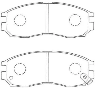 Brake Pad Set, disc brake (ASN-223)
