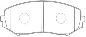 Brake Pad Set, disc brake (H1N040)