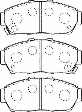 Brake Pad Set, disc brake (C1N024)