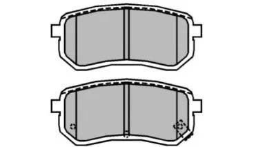 Brake Pad Set, disc brake (ASN-2236)
