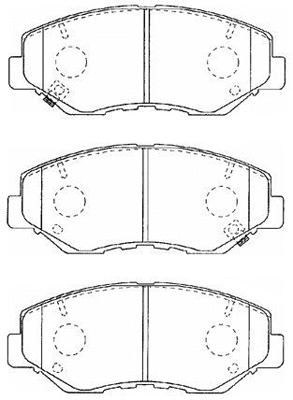 Brake Pad Set, disc brake (C1N031)