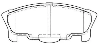Brake Pad Set, disc brake (ASN-2021)