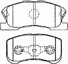Brake Pad Set, disc brake (G1N018)