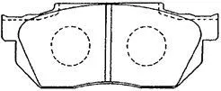 Brake Pad Set, disc brake (C1N004)