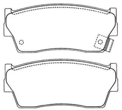 Brake Pad Set, disc brake (ASN-205)
