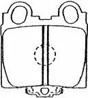 Brake Pad Set, disc brake (A2N099)
