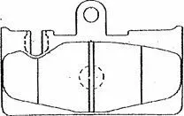Brake Pad Set, disc brake (A2N010)