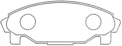 Brake Pad Set, disc brake (ASN-253)