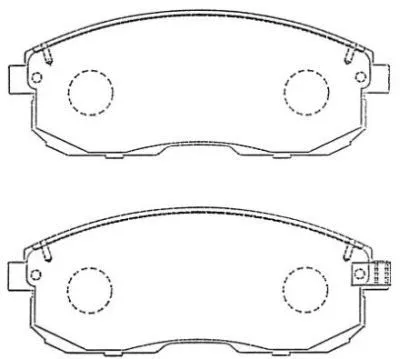 Brake Pad Set, disc brake (ASN-257)