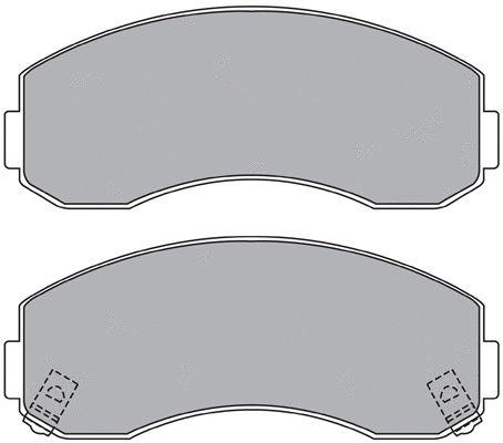 Brake Pad Set, disc brake (ASN-2089)
