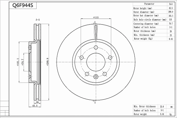 Brake Disc (Q6F944S)