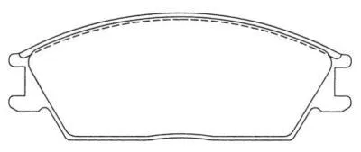 Brake Pad Set, disc brake (ASN-2000)