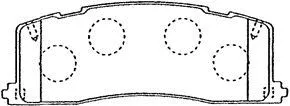 Brake Pad Set, disc brake (A2N047)
