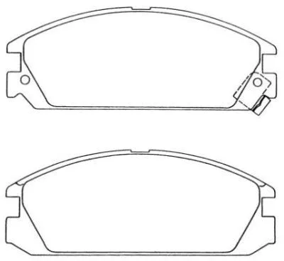 Brake Pad Set, disc brake (ASN-155)