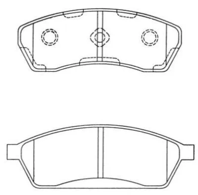 Brake Pad Set, disc brake (ASN-2005)