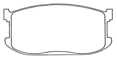 Brake Pad Set, disc brake (ASN-54)