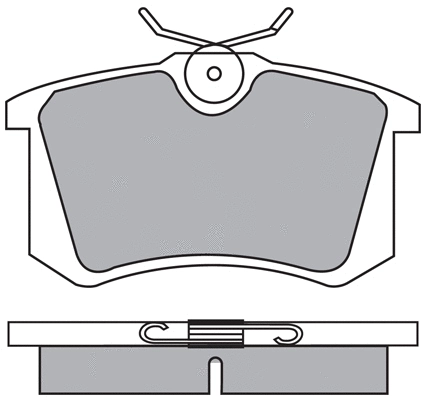 Brake Pad Set, disc brake (ASN-2109)