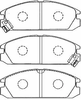 Brake Pad Set, disc brake (C1N033)