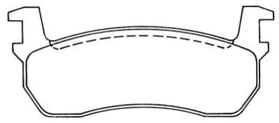 Brake Pad Set, disc brake (ASN-103)