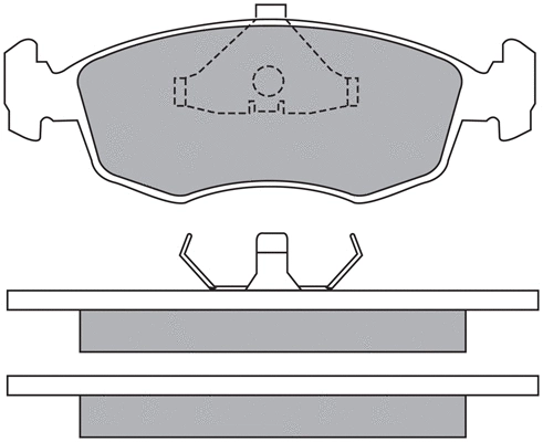 Brake Pad Set, disc brake (ASN-2112)