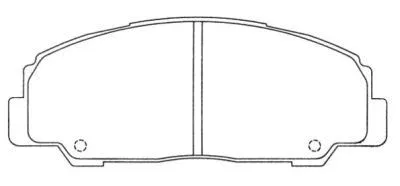 Brake Pad Set, disc brake (ASN-2007)