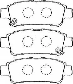 Brake Pad Set, disc brake (A2N069)
