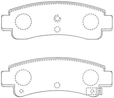 Brake Pad Set, disc brake (ASN-237W)