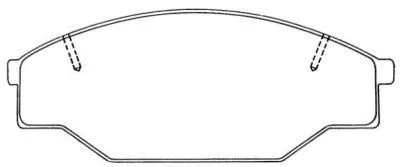 Brake Pad Set, disc brake (ASN-153)