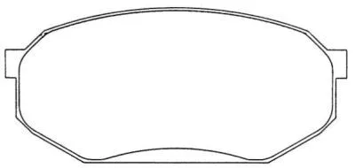 Brake Pad Set, disc brake (ASN-71)