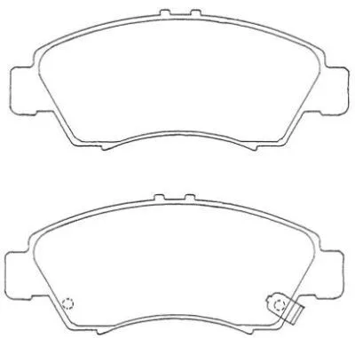 Brake Pad Set, disc brake (ASN-235)