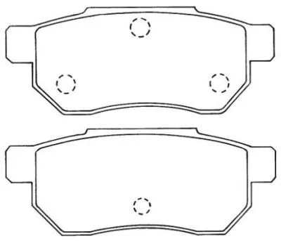 Brake Pad Set, disc brake (ASN-218)