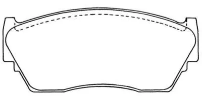 Brake Pad Set, disc brake (ASN-209)