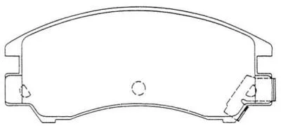 Brake Pad Set, disc brake (ASN-163)