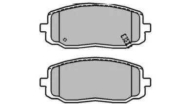 Brake Pad Set, disc brake (ASN-2235)