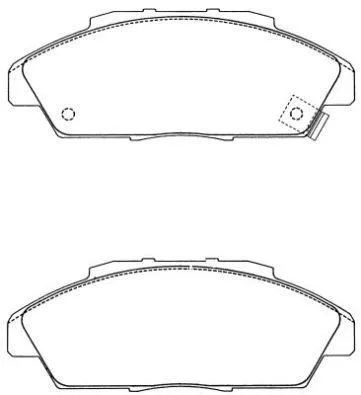 Brake Pad Set, disc brake (ASN-201)
