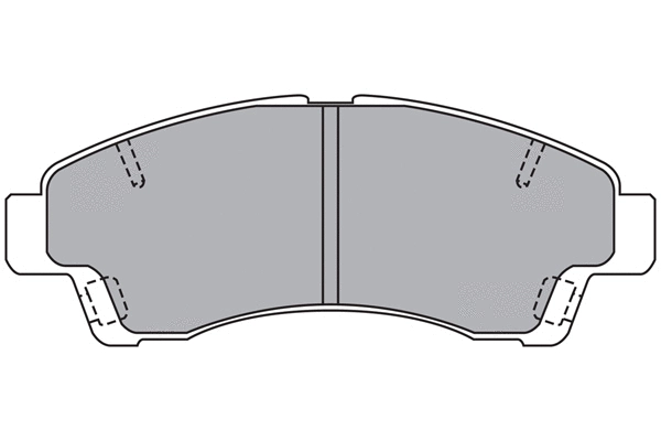 Brake Pad Set, disc brake (ASN-2045)