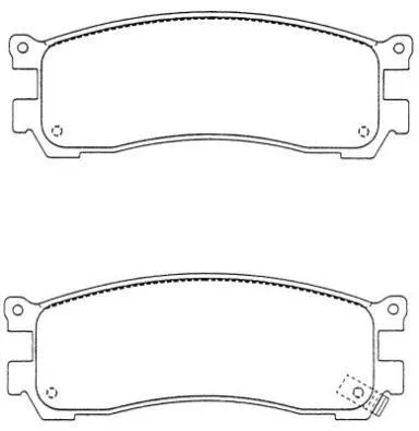 Brake Pad Set, disc brake (ASN-239)
