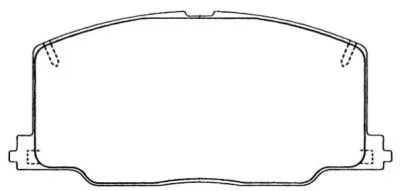 Brake Pad Set, disc brake (ASN-178)