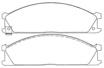 Brake Pad Set, disc brake (ASN-167)