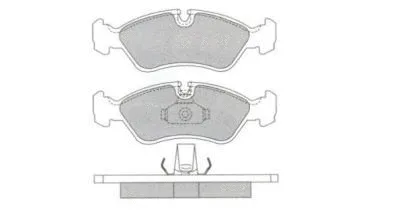 Brake Pad Set, disc brake (ASN-2214)