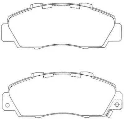 Brake Pad Set, disc brake (ASN-187)