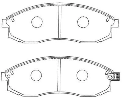 Brake Pad Set, disc brake (ASN-263)